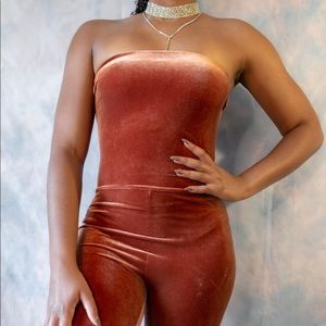 Brown Fashion Nova Women’s Jumpsuit